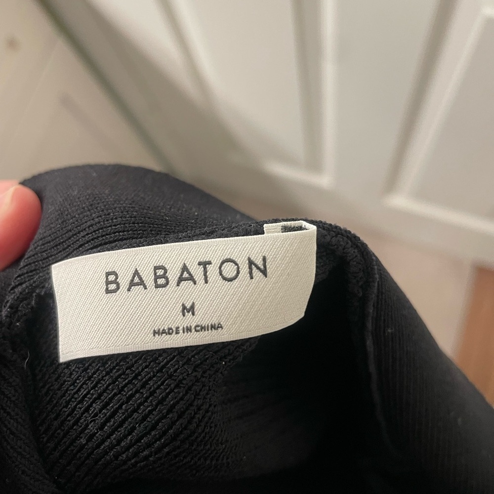 Aritzia Black Cross-Halter Ribbed Tank Top - Picture 5 of 5